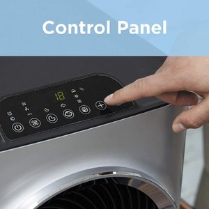 BLACK+DECKER BXAC40007GB Air Conditioner's controls.