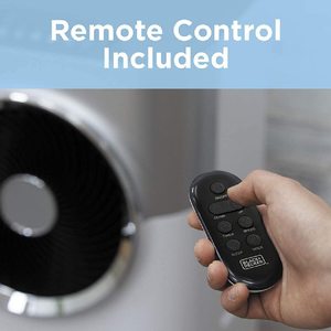 BLACK+DECKER BXAC40007GB Air Conditioner's remote control.