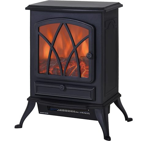 Main view of the HOMCOM Free Standing Electric Fireplace Stove.