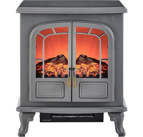 Main view of the LIVIVO Electric Stove Heater Fireplace.